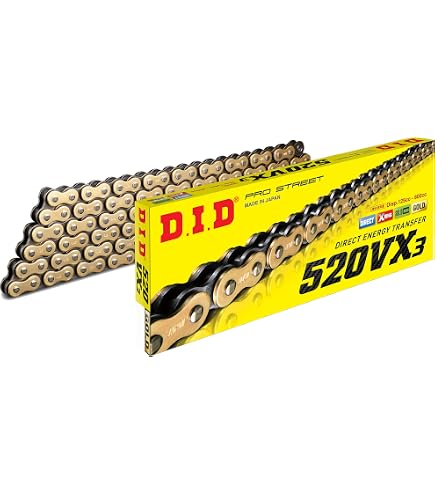 Amazon.com: DID 520VX3 Gold X-Ring Chain Rivet Type Connecting